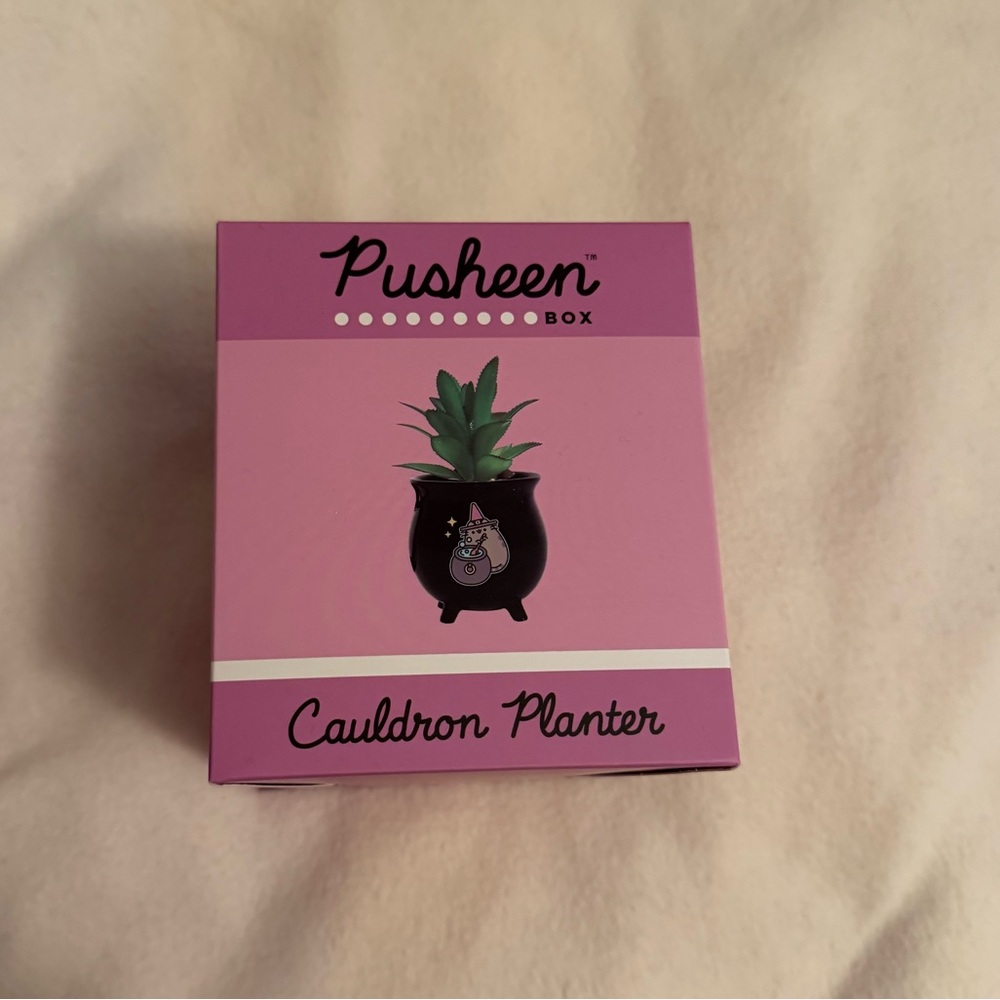 Sealed Pusheen Halloween 2024 Cauldron Planter